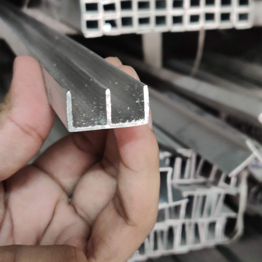 1mm Silver Aluminium E Channel Manufacturers, Suppliers in Khandwa