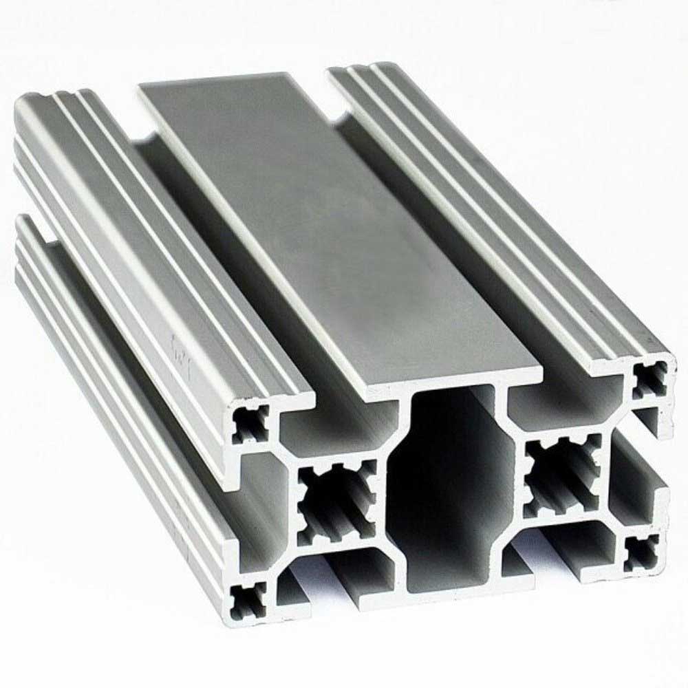 T Slot 40x80 Mm Aluminium Extrusion Profile Manufacturers, Suppliers in Tirupati