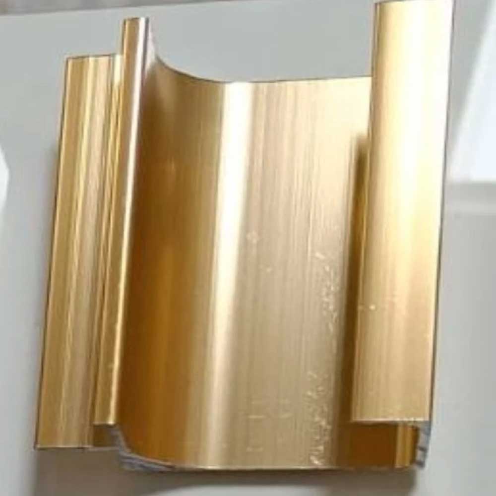 Gold Anodised 10 Feet Aluminium G Profile Manufacturers, Suppliers in Ratlam