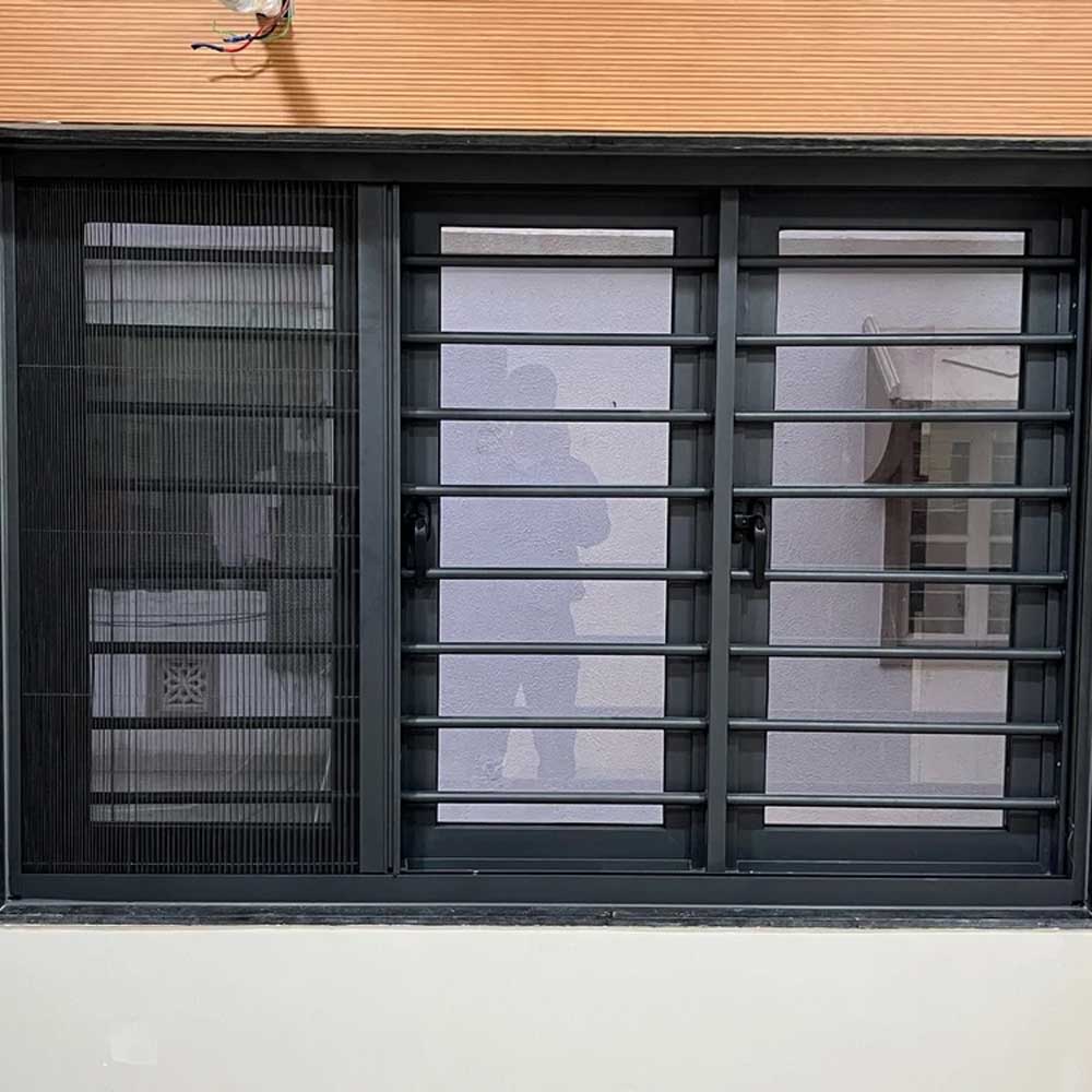 Mettalic Aluminium Casement Window Manufacturers, Suppliers in Gondia