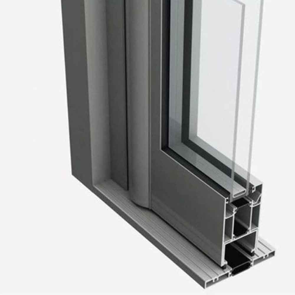 T Profile Gold Aluminium 10 Feet Window Extrusion Manufacturers, Suppliers in Tirunelveli