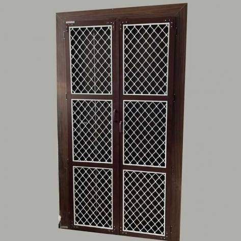 Aluminum Mosquito Mesh Grill Double Door Manufacturers, Suppliers in Sant Kabir Nagar