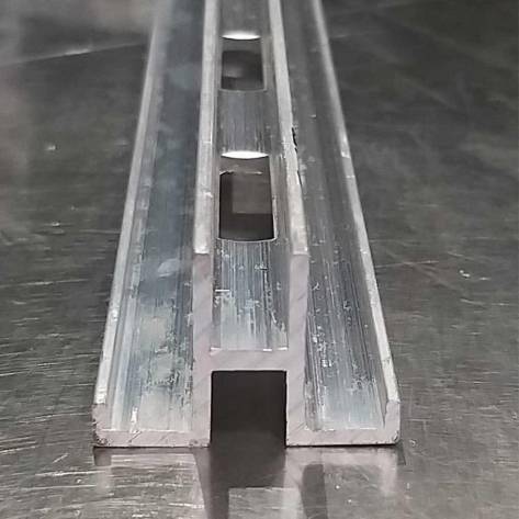 Flat Aluminium Big Slotted T Channel Manufacturers, Suppliers in Hapur District