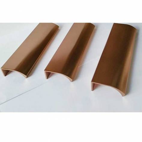 Flat Rose Gold Aluminium Kitchen Profile Manufacturers, Suppliers in Palghar