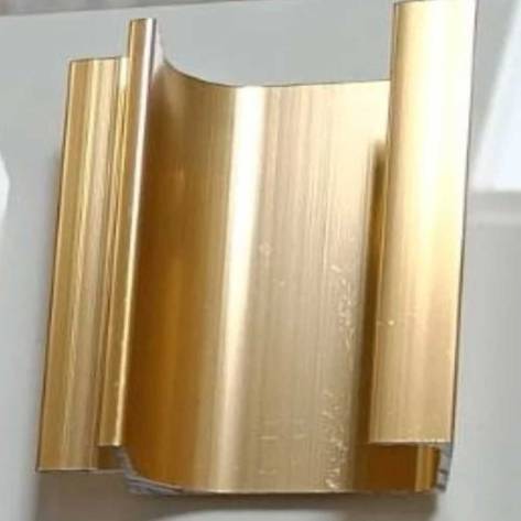 Gold Anodised 10 Feet Aluminium G Profile Manufacturers, Suppliers in Khargone
