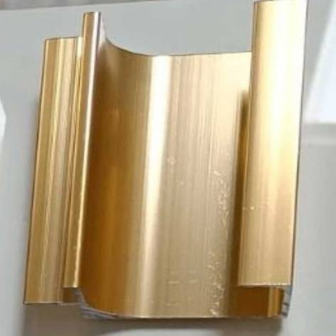 Gold Anodised 10 Feet Aluminium G Profile Manufacturers, Suppliers in Ankleshwar